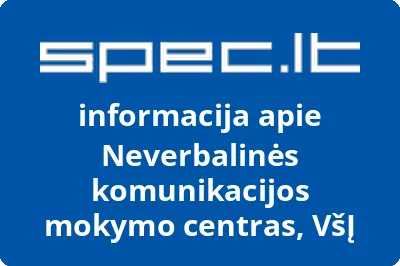 Neverbalinės komunikacijos mokymo centras, VŠĮ