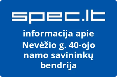 Nevėžio g. 40ojo namo savininkų bendrija