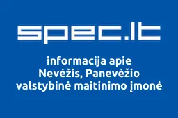 Nevėžis, Panevėžio valstybinė maitinimo įmonė | spec.lt