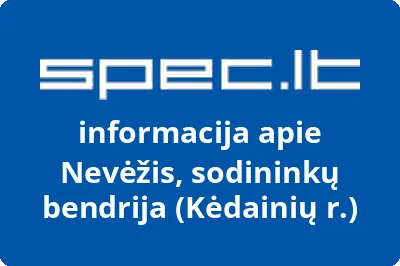 Nevėžis, sodininkų bendrija (Kėdainių r.)