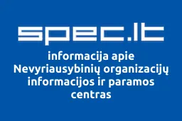 Nevyriausybinių organizacijų informacijos ir paramos centras iliustracija