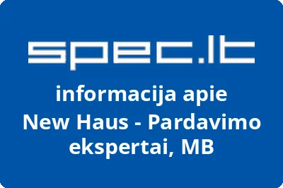 New Haus - Pardavimo ekspertai, MB