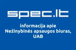 Nežinybinės apsaugos biuras, UAB | spec.lt