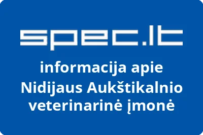 Nidijaus Aukštikalnio veterinarinė įmonė
