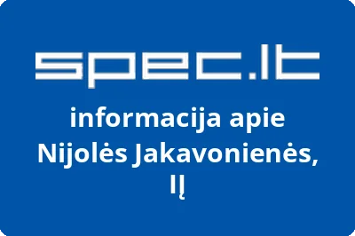 Nijolės Jakavonienės, IĮ