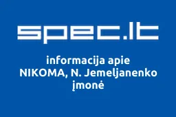 NIKOMA, N. Jemeljanenko įmonė | spec.lt