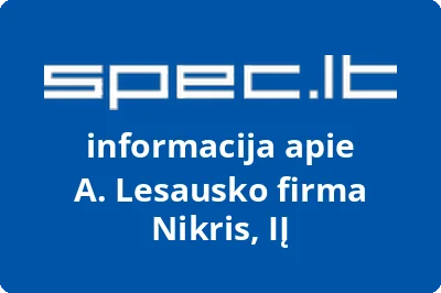 A. Lesausko firma Nikris, IĮ