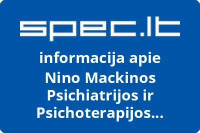Nino Mackinos Psichiatrijos ir Psichoterapijos Praktika, IĮ