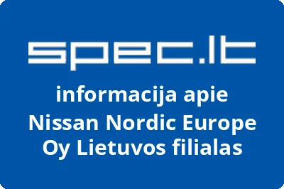 Nissan Nordic Europe Oy Lietuvos filialas