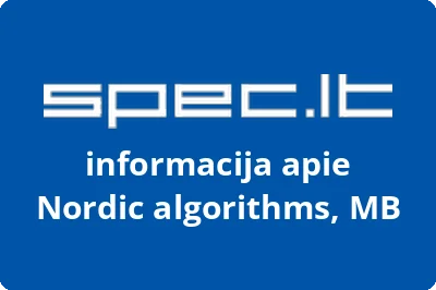 Nordic algorithms, MB | spec.lt