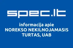NOREKSO NEKILNOJAMASIS TURTAS, UAB | spec.lt