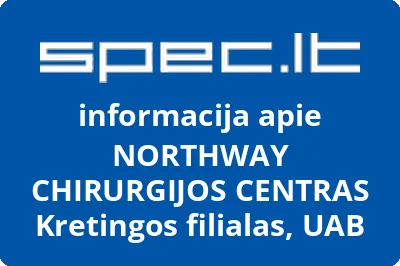 NORTHWAY CHIRURGIJOS CENTRAS Kretingos filialas, UAB
