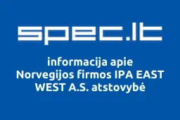 Norvegijos firmos IPA EAST WEST A.S. atstovybė iliustracija