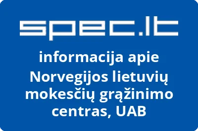 Norvegijos lietuvių mokesčių grąžinimo centras, UAB