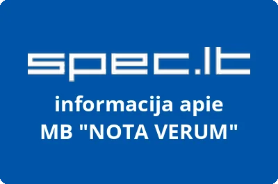 NOTA VERUM, MB