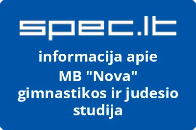 Nova gimnastikos ir judesio studija, MB | spec.lt