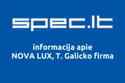 NOVA LUX, T. Galicko firma | spec.lt