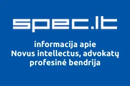 Novus intellectus, advokatų profesinė bendrija | spec.lt