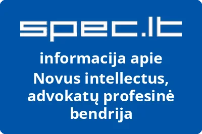 Novus intellectus, advokatų profesinė bendrija