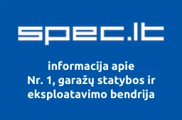 Nr. 1, garažų statybos ir eksploatavimo bendrija