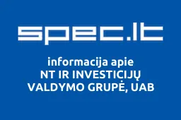 NT IR INVESTICIJŲ VALDYMO GRUPĖ, UAB | spec.lt