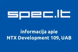 NTX Development 109, UAB | spec.lt