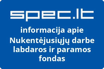 Nukentėjusiųjų darbe labdaros ir paramos fondas | spec.lt