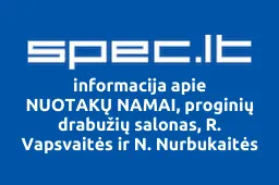 NUOTAKŲ NAMAI, proginių drabužių salonas, R. Vapsvaitės ir N. Nurbukaitės TŪB RUNEVA iliustracija