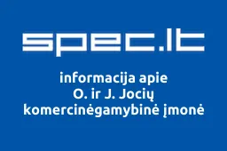 O. ir J. Jocių komercinėgamybinė įmonė | spec.lt