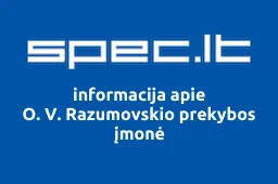 O. V. Razumovskio prekybos įmonė iliustracija