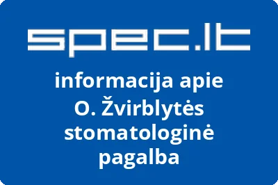 O. Žvirblytės stomatologinė pagalba