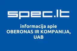 OBERONAS IR KOMPANIJA, UAB | spec.lt