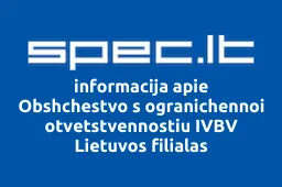 Obshchestvo s ogranichennoi otvetstvennostiu IVBV Lietuvos filialas iliustracija
