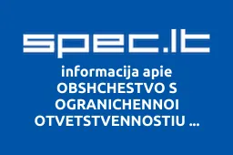 OBSHCHESTVO S OGRANICHENNOI OTVETSTVENNOSTIU VOSTOK atstovybė | spec.lt