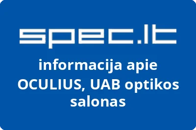 OCULIUS, UAB optikos salonas