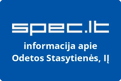 Odetos Stasytienės, IĮ | spec.lt