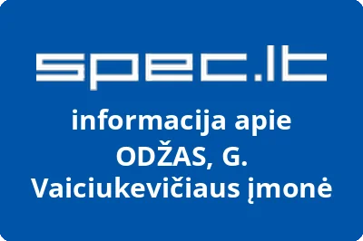 G. Vaiciukevičiaus įmonė ODŽAS