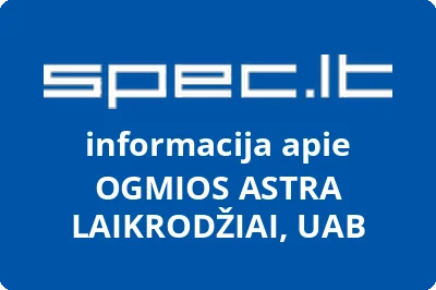 OGMIOS ASTRA LAIKRODŽIAI, UAB