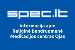 Religinė bendruomenė Meditacijos centras Ojas | spec.lt