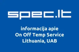On Off Temp Service Lithuania, UAB