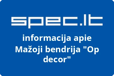 Op decor, MB | spec.lt