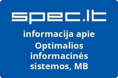 Optimalios informacinės sistemos, MB