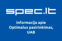 Optimalus pasirinkimas, UAB