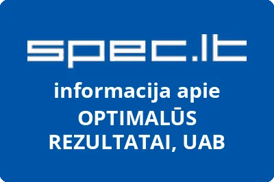 Optimalūs rezultatai, UAB