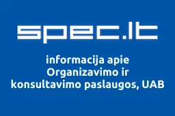 Organizavimo ir konsultavimo paslaugos, UAB | spec.lt