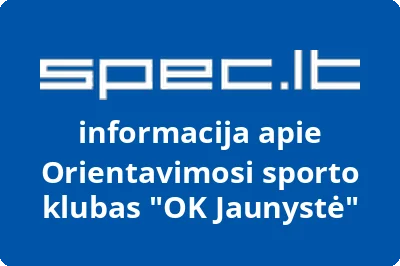 Orientavimosi sporto klubas OK Jaunystė | spec.lt