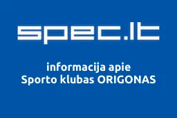 Sporto klubas ORIGONAS | spec.lt