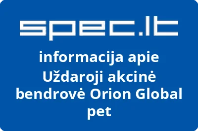Orion Global pet, UAB