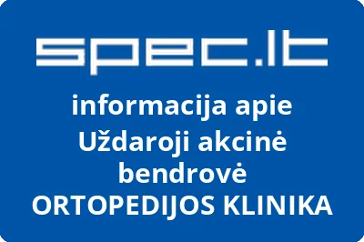 ORTOPEDIJOS KLINIKA, UAB