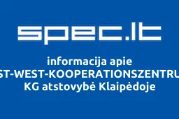 OST-WEST-KOOPERATIONSZENTRUM KG atstovybė Klaipėdoje | spec.lt